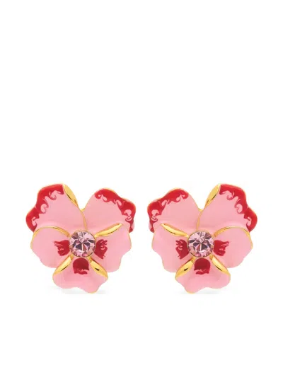Kenneth Jay Lane Flower Earrings