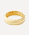 Kenneth Jay Lane Gold-plated Dome Hinge Cuff Bracelet In Gold