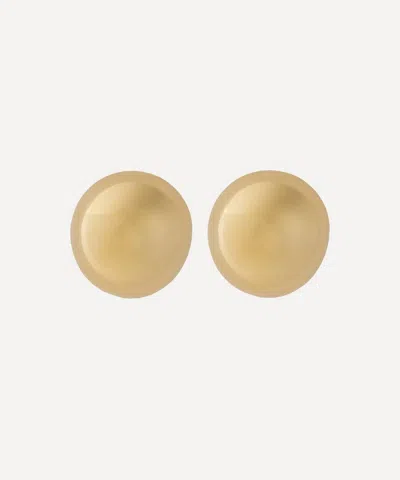 Kenneth Jay Lane Gold-plated Domed Button Clip-on Earrings