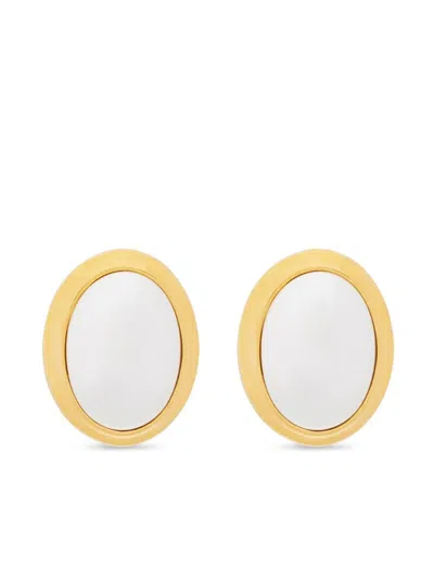 Kenneth Jay Lane Gold Plated Earrings In 金色