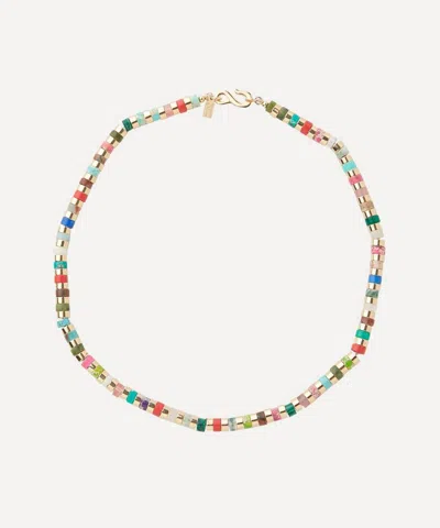 Kenneth Jay Lane Gold-plated Gemstone Beaded Necklace
