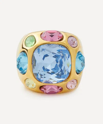Kenneth Jay Lane Gold-plated Multi Stone Ring