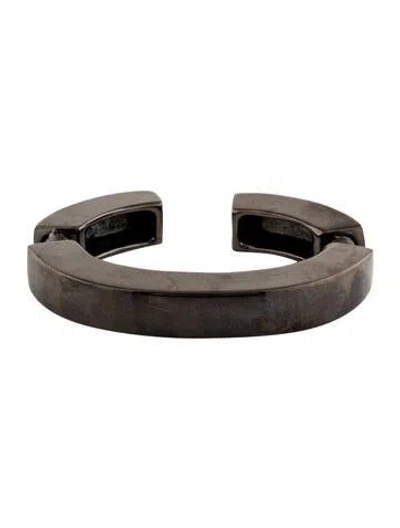 Pre-owned Kenneth Jay Lane Hinged Cuff Bracelet, 6" In Multi