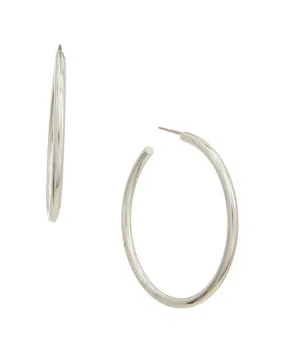 Kenneth Jay Lane Hoop Earrings In Metallic