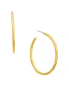 Kenneth Jay Lane Hoop Earrings In Gold