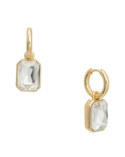 Kenneth Jay Lane Huggie Earrings In Gold