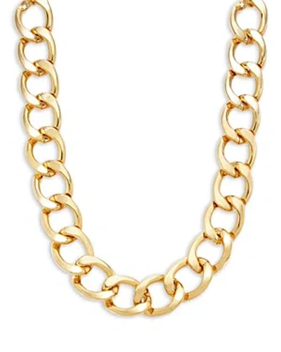 Kenneth Jay Lane Link Necklace, 18 In Gold