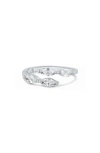 Kenneth Jay Lane Marquise Cubic Zirconia Bypass Ring