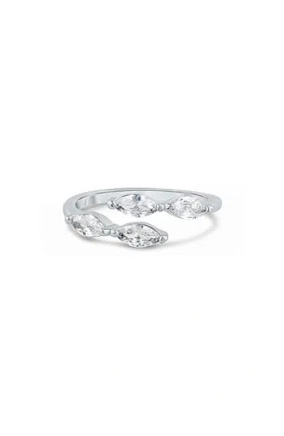 Kenneth Jay Lane Marquise Cubic Zirconia Bypass Ring