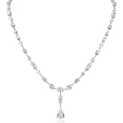 Kenneth Jay Lane Mixed Cubic Zirconia Statement Y-necklace