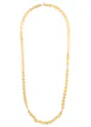 Kenneth Jay Lane Molten Coin Necklace In Gold