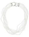 Kenneth Jay Lane Multi Row Necklace In Neutral