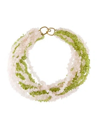 Pre-owned Kenneth Jay Lane Multistrand Necklace, 19"