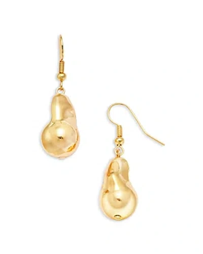 Kenneth Jay Lane Nugget Earrings In Gold