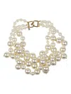 Kenneth Jay Lane Pearl-embellished Necklace