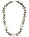 Kenneth Jay Lane Pearl Strand Necklace In Multi
