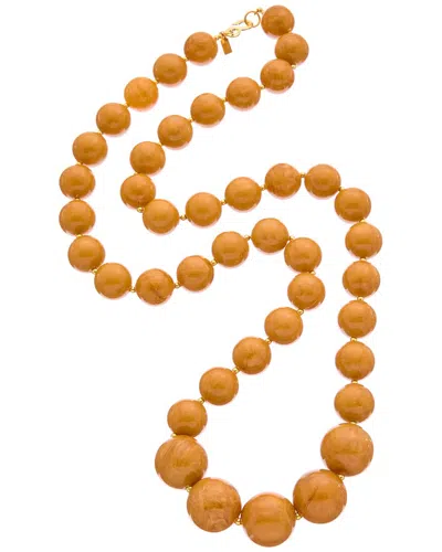 Kenneth Jay Lane Plated Bead Necklace