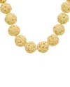 Kenneth Jay Lane Plated Beaded Necklace In Neutral