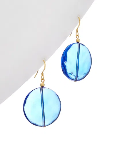 Kenneth Jay Lane Plated Dangle Earrings