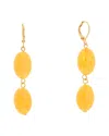 Kenneth Jay Lane Plated Dangle Earrings