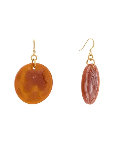 Kenneth Jay Lane Plated Dangle Earrings