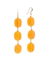 Kenneth Jay Lane Plated Dangle Earrings