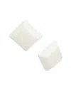 Kenneth Jay Lane Plated Earrings In White