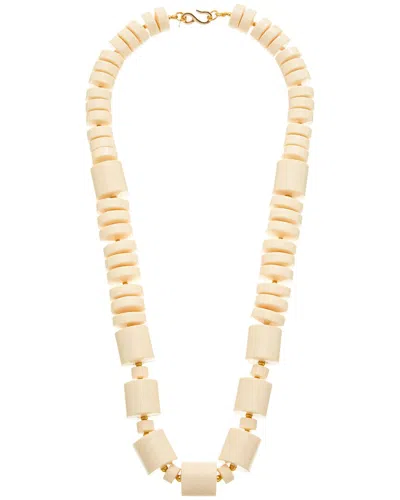 Kenneth Jay Lane Plated Graduated Necklace In Gold