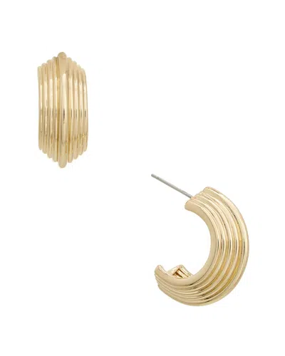 KENNETH JAY LANE KENNETH JAY LANE PLATED HOOP EARRINGS