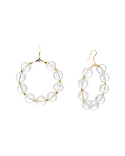Kenneth Jay Lane Plated Hoops