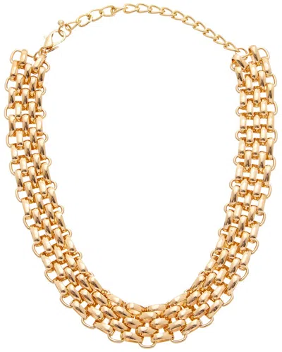 Kenneth Jay Lane Plated Link Necklace