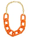 Kenneth Jay Lane Plated Link Necklace
