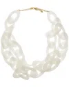 Kenneth Jay Lane Plated Link Necklace