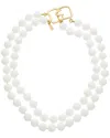 Kenneth Jay Lane Plated Multi Row Necklace In Neutral
