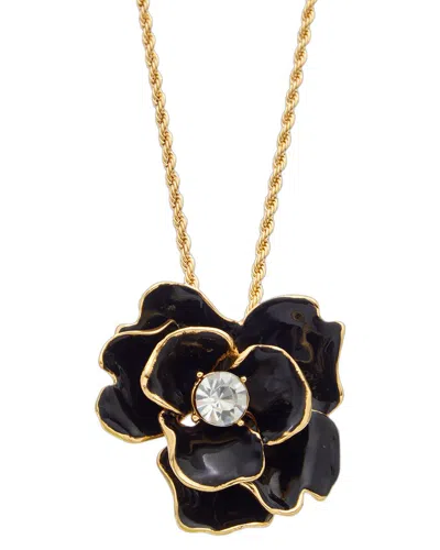Kenneth Jay Lane Plated Pendant Necklace In Multi