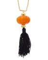 Kenneth Jay Lane Plated Pendant Necklace