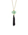 Kenneth Jay Lane Plated Pendant Necklace