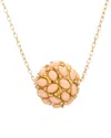 Kenneth Jay Lane Plated Pendant Necklace