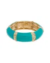 Kenneth Jay Lane Plated Rhinestone Stretch Bracelet