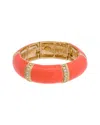 Kenneth Jay Lane Plated Rhinestone Stretch Bracelet