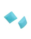 Kenneth Jay Lane Plated S Earrings In Blue