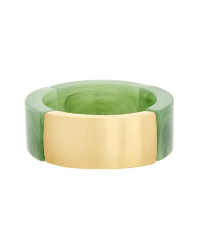 Kenneth Jay Lane Plated Stretch Bracelet In Gold