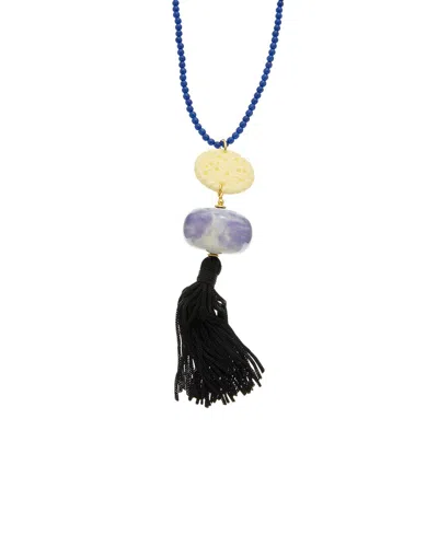 KENNETH JAY LANE KENNETH JAY LANE PLATED TASSEL NECKLACE