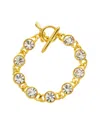 Kenneth Jay Lane Plated Tennis Bracelet