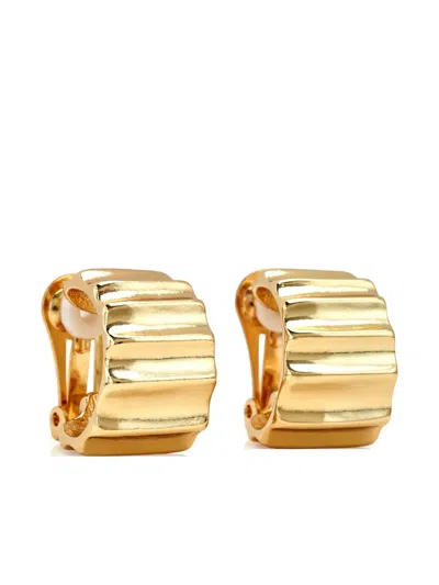 Kenneth Jay Lane Polished-finish Earrings In Gold