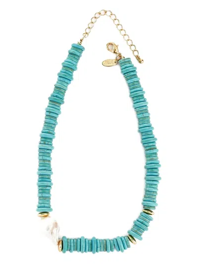 Kenneth Jay Lane Single-strand Pearl Necklace In Brown