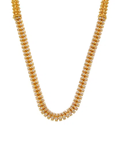 Kenneth Jay Lane Solo Necklace In Gold