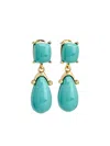 Kenneth Jay Lane 22kt Gold-plated Clip-on Drop Earrings In Gold