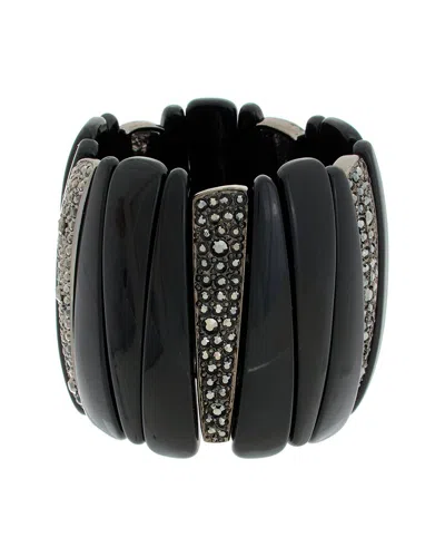 Kenneth Jay Lane Stretch Bracelet In Black
