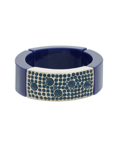 Kenneth Jay Lane Stretch Bracelet In Blue